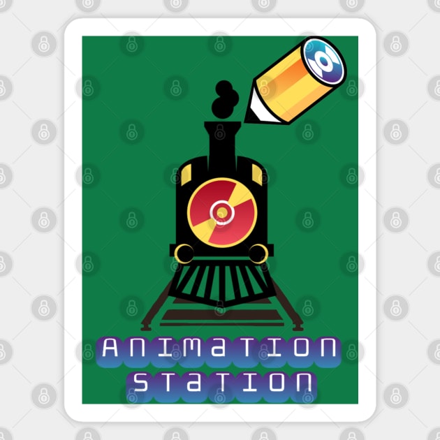 Animation Station Magnet by FakeNerdPod